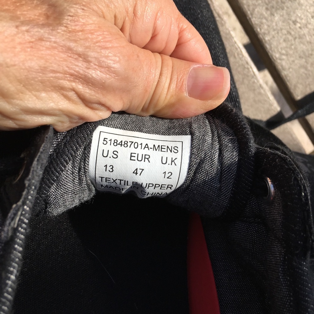 Levi Strauss & Co. Black Gray Tan Low-Top Casual Sneakers SZ 13 Preppy - Picture 7 of 9